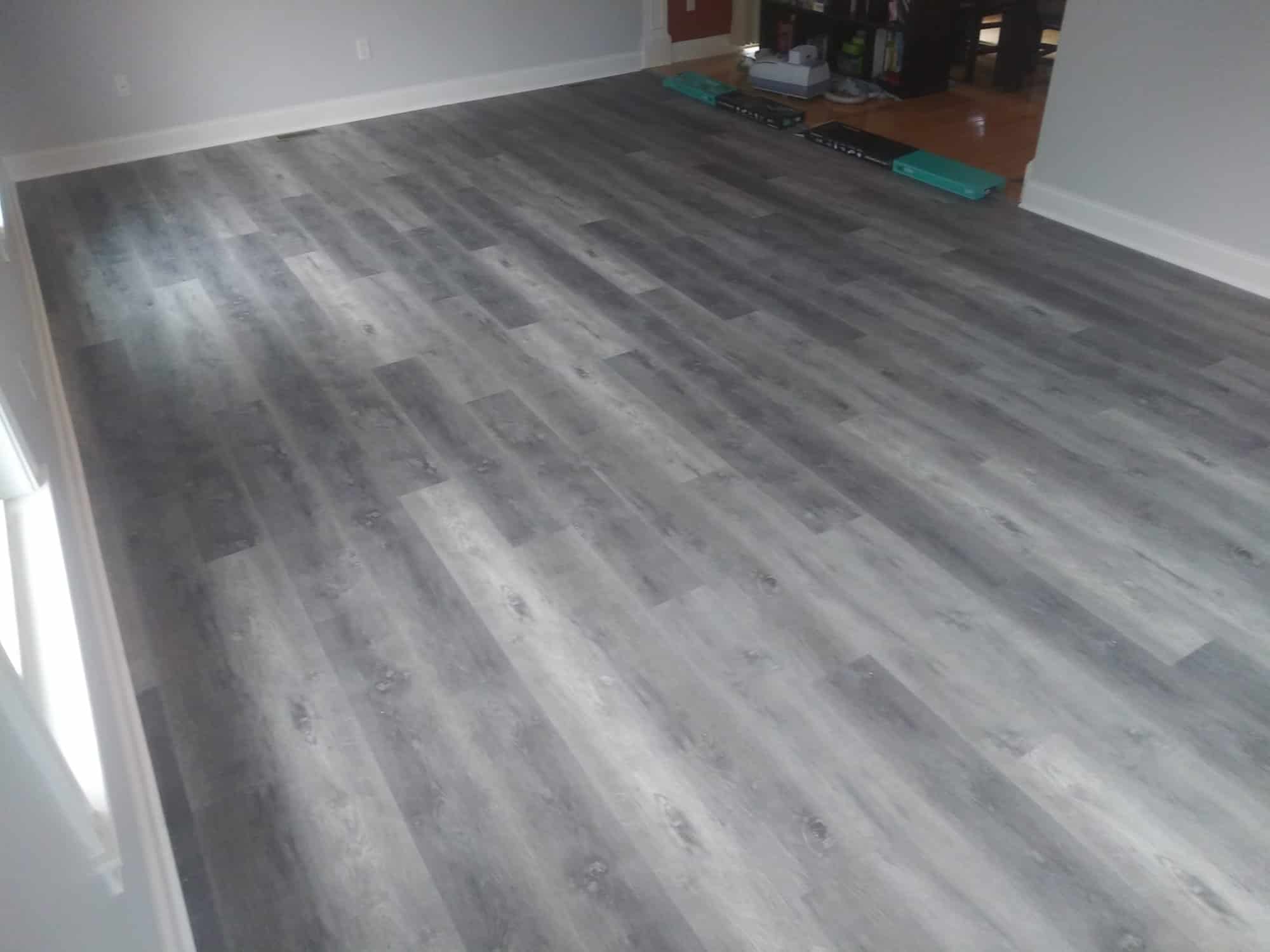Grey wooden floors