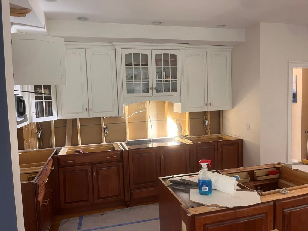 Stow MA kitchen refresh with custom cabinetry by Ulta Home